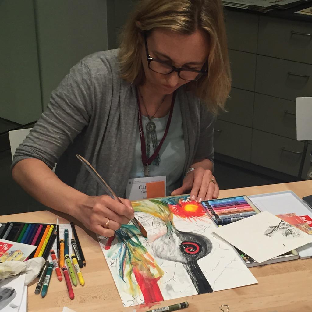 seethinkwonder's tweet image. Experimenting in the studio: risk taking = learning. #PZC2015 @ProjectZeroHGSE