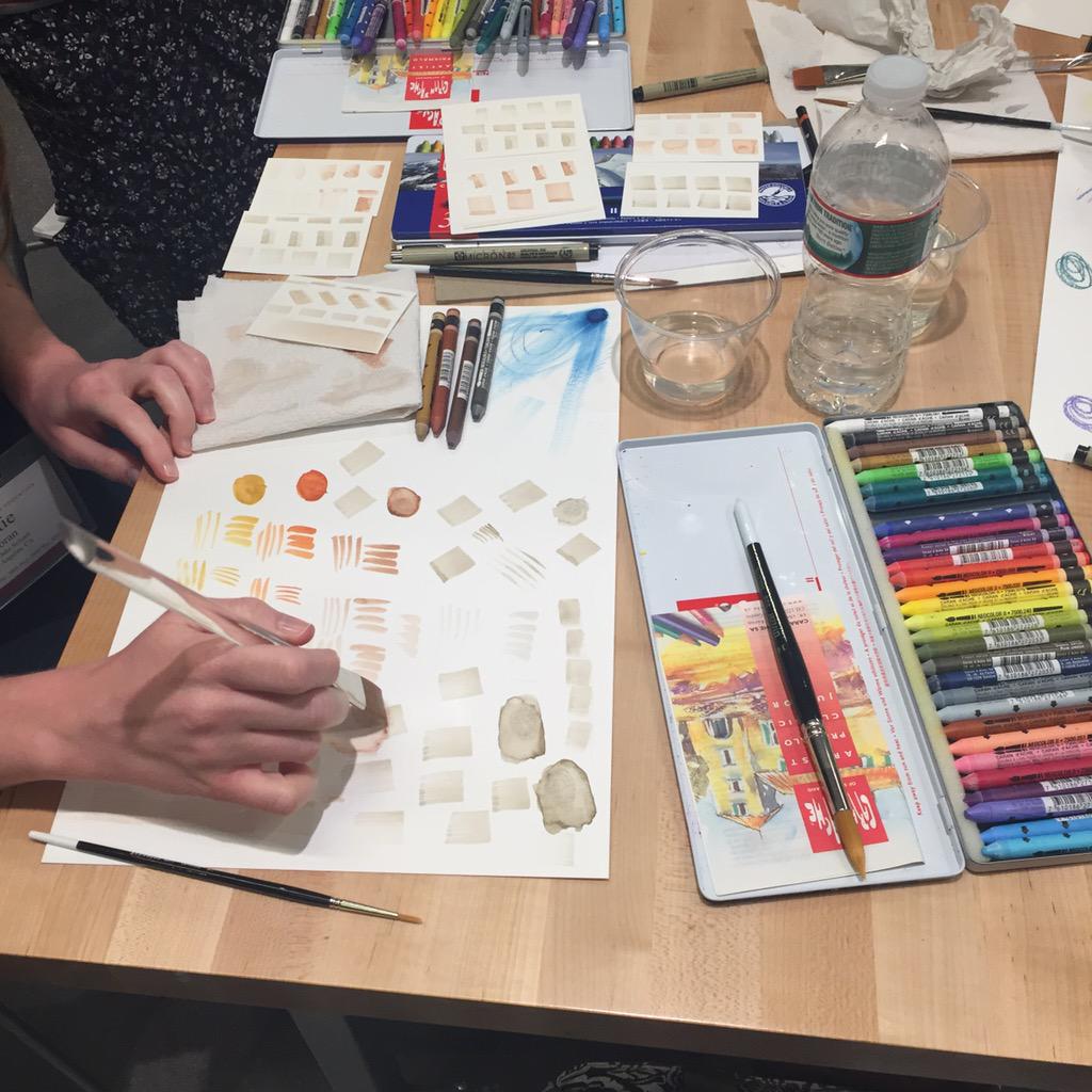 seethinkwonder's tweet image. Experimenting in the studio: risk taking = learning. #PZC2015 @ProjectZeroHGSE