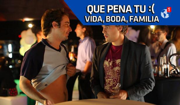 QuePenaTu's tweet photo. Lo último que quisieras es encontrarte con el ex de tu actual que habla tonteras. #QuePenaTu 👉http://t.co/zn7tmUb7wx http://t.co/7JGZ1tEbkB