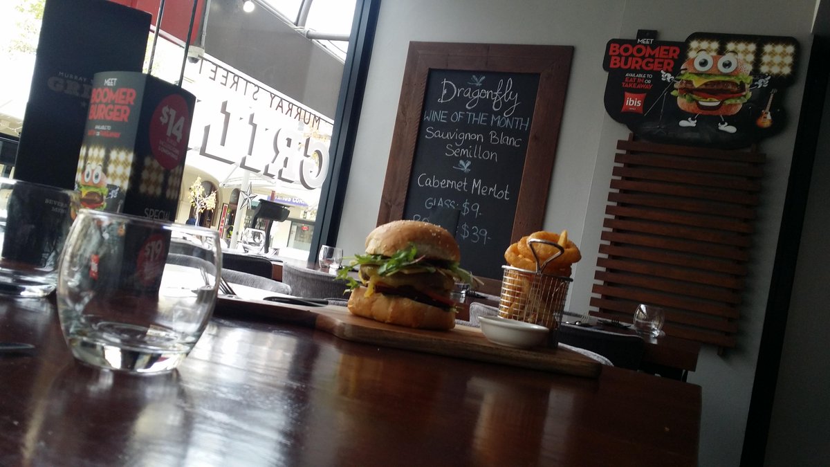 IbisPerth's tweet photo. Here it is...in the flesh...our $14.00 Boomer Burger..available @RubixBar_Perth or @IbisPerth @EatCheapPerth http://t.co/LPfoOwMzoP