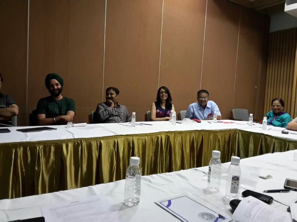 #FirstMeeting of Founder Members of Academy of Indian Physiotherapists on July 5, 2015 in Delhi.