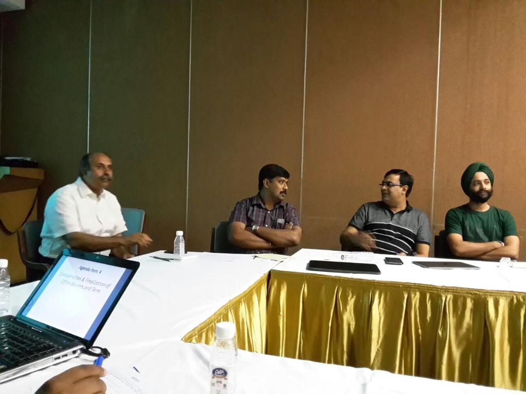 #FirstMeeting of Founder Members of Academy of Indian Physiotherapists on July 5, 2015 in Delhi.