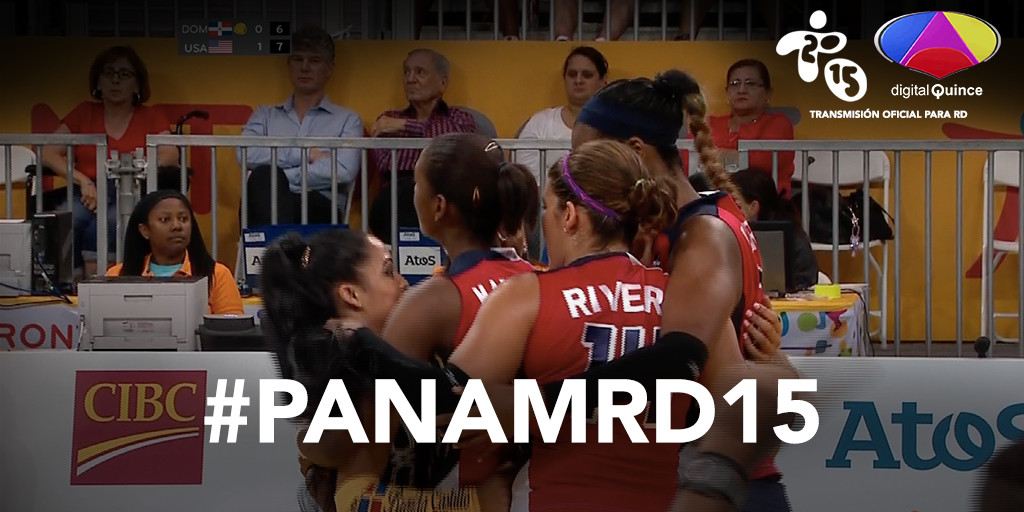 atletasdom's tweet photo. Al final, son #LasReinasDelCaribe. Gracias por tanto. Ahora por el bronce, chicas @telemicrohd #PanamRD15 http://t.co/MRuS505JnH