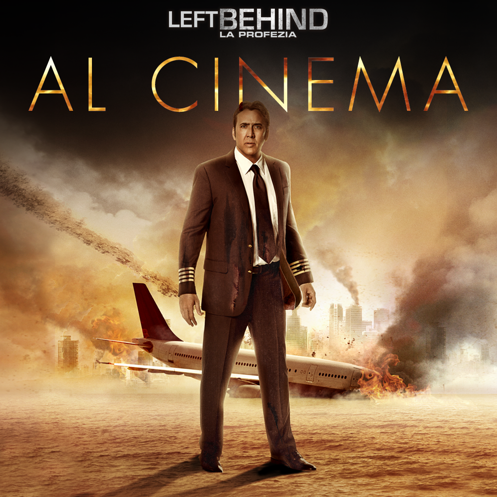 notoriousitalia's tweet photo. OGGI è il giorno. #LeftBehindIT è al cinema. Finalmente scoprirete cosa recita la profezia. Benvenuti dentro la fine. http://t.co/8s2QbZBnQU