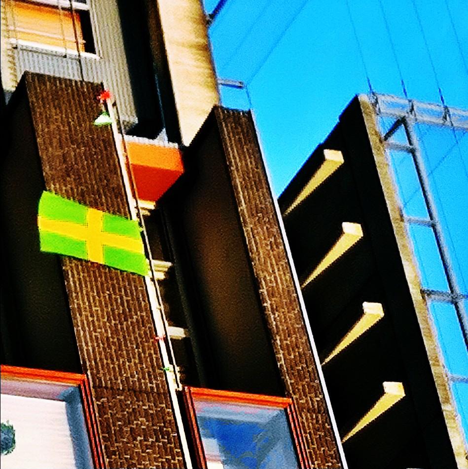 Laatste dagje <a href="/jeroendijkers/">Jeroen Dijkers</a> maar we hebben hem met trots aam de gevel wapperen!