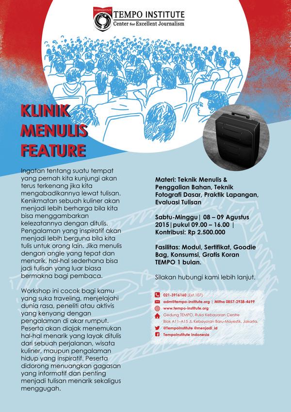 Tweeps, Ada #PelatihanTempo yg seru banget nih, daftarin diri kamu di bit.ly/1L1SMSr