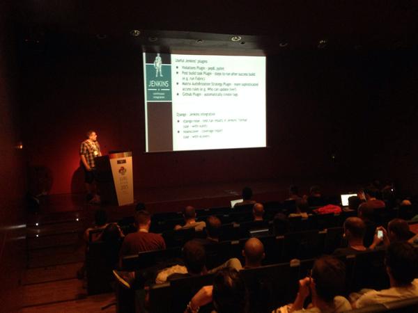 maron_agata's tweet image. @wlichota is talking now on #ep2015 about Continious Integration. Wanna more? Come to #stxnext #cto is ready to talk