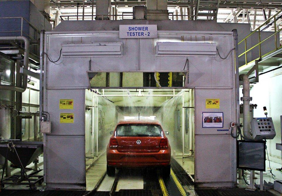 VW Pune Plant on Twitter "Every car at VWPunePlant undergoes ‘Shower