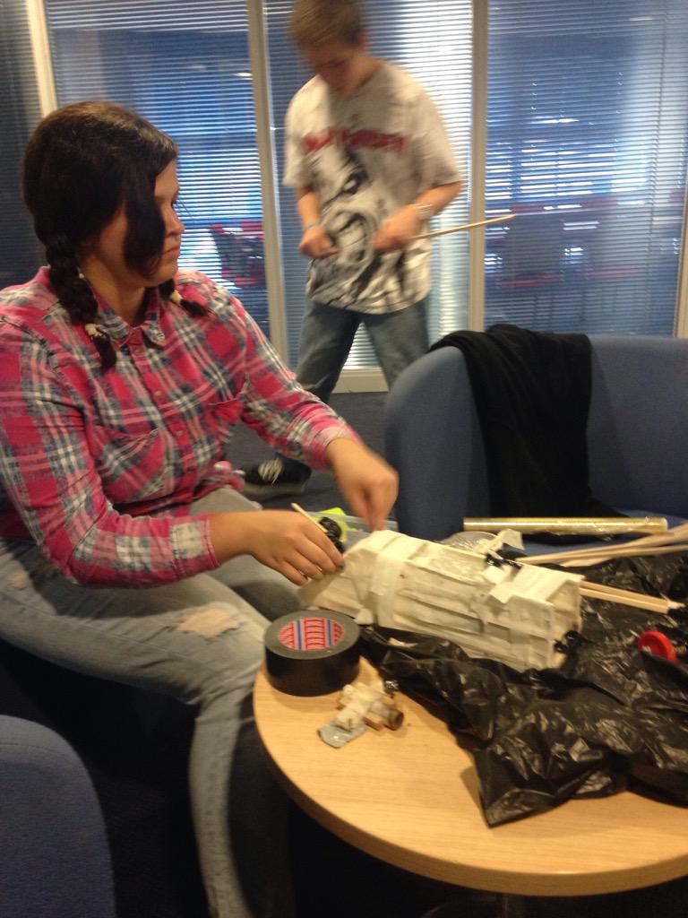 TWP_Enterprise's tweet photo. Changing the car into a rocket, evolution at its best #swanseauni #engineering http://t.co/uc8BoOvstG