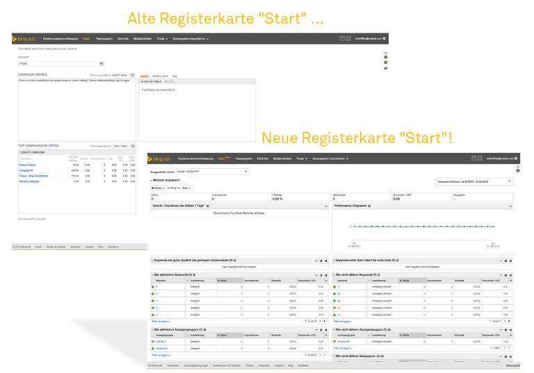 MSFTAdvertising's tweet photo. Ab sofort bietet Ihnen die #BingAds-Startseite einen Überblick über Ihre Kampagnen: http://t.co/GIoOBGCg5r http://t.co/sp0eOxzqTD