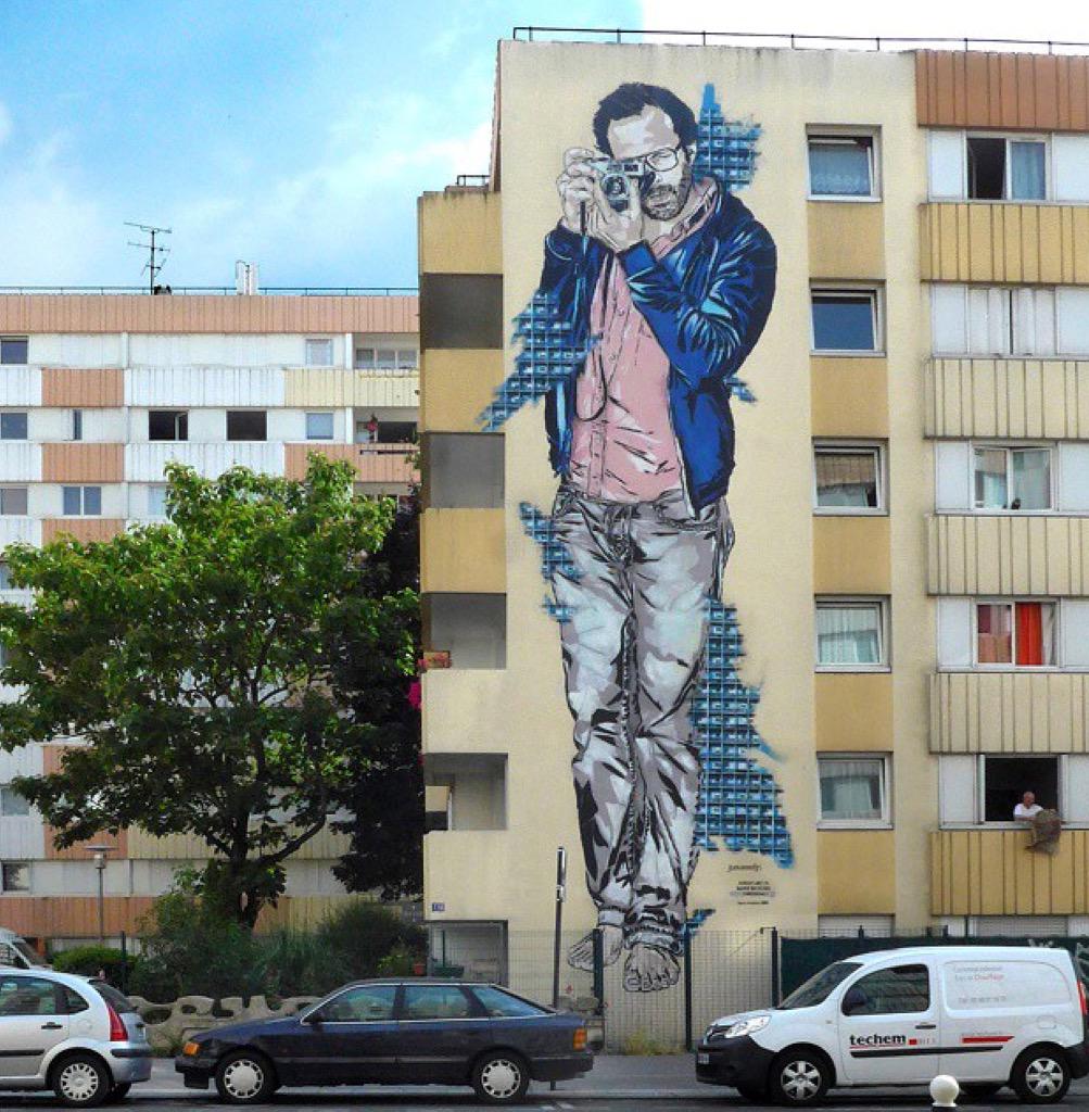 Street Art by Jana &amp; Js in Paris  

#arte #art #mural #streetart