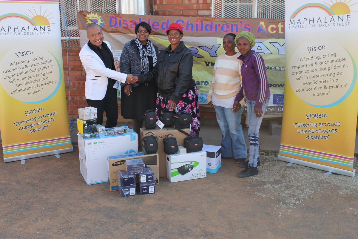 MdcTrust's tweet photo. Disabled Children's Action Group office equipment handover which was executed by @MdcTrust . http://t.co/X7R7cveaVw
