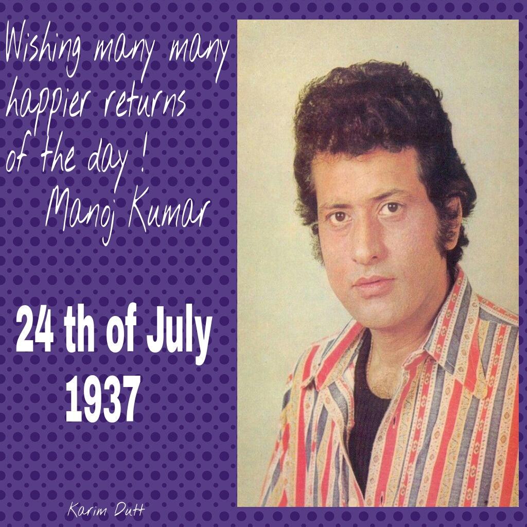 Happy birthday Manoj Kumar ji.. 