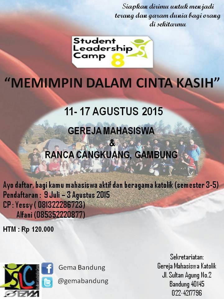 gemabandung's tweet photo. @KMK_UPI Eh-eh pendaftaran SLC 8 diperpanjang sampai tgl 3 Agustus 2015 loh. Ayo pada ikutan. Nyesel deh kalo nggak http://t.co/m4ykbTSq1D