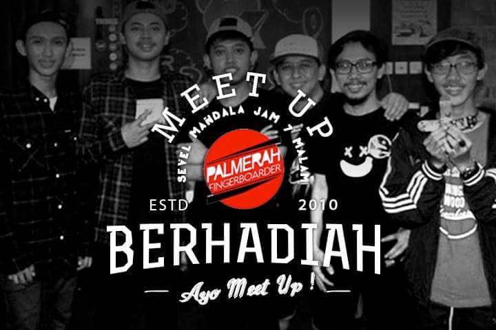 Kuy kuy fingerboarder! nanti malem meet up palmerah fingerboarder ,bertempay di sevel mandala (binus) jam 7 malam