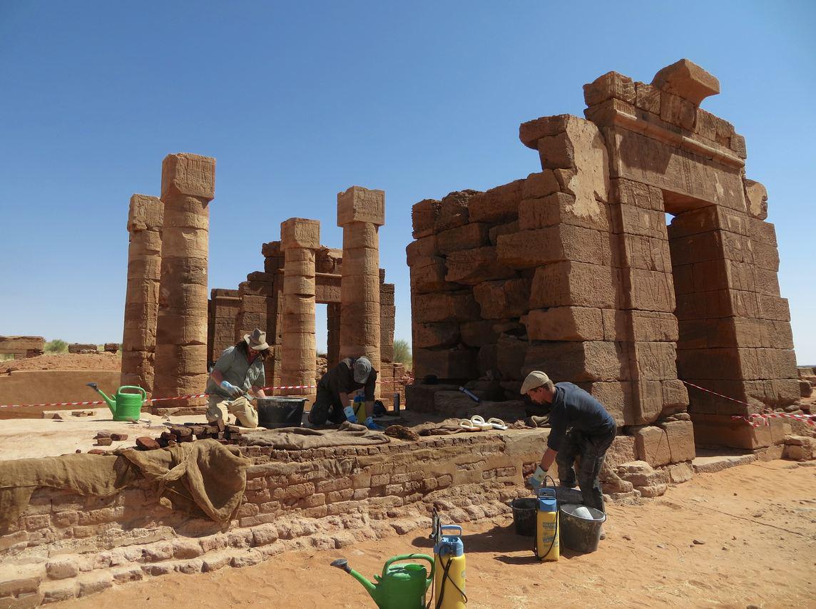 smaek_muc's tweet image. Today's #dayofarch - follow our nubian excavation in #Naga via naga-project.com