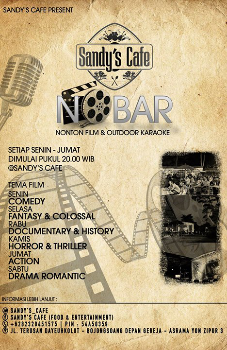 sathzy992's tweet photo. Update program sandy's cafe
Nobar Movie http://t.co/k1CAUnPVID