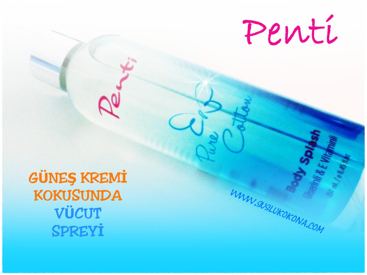 Penti Pure Cotton VÜCUT SPREYİ, Yeni Yazım Blogta ;) @Penticorap #penti #vücutspreyi #harika
suslukokona.com/2015/07/en-guz…