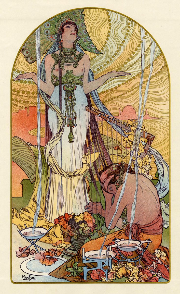 Alphonse Mucha was born #onthisday in 1860. Here are two of his beautiful Art Nouveau prints ow.ly/Q1Ais