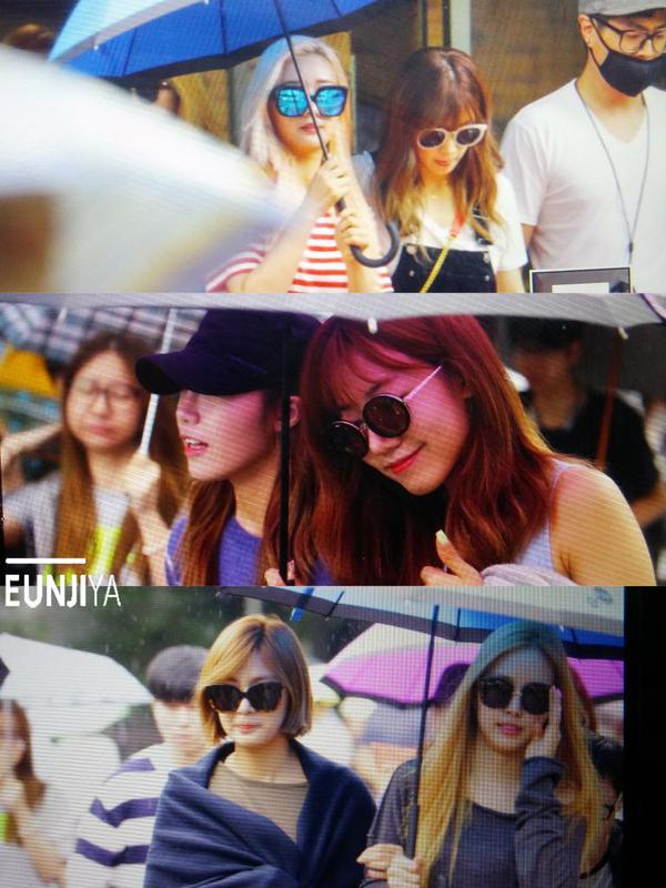 EunMiworld's tweet photo. [PIC] 150724 Apink leaving KBS Music Bank 
by;은지야

#이핑크 #정은지 #윤보미 http://t.co/E8GrkaBm9r