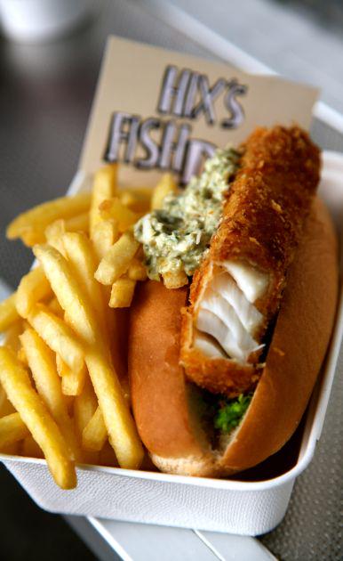 Word on the street is that <a href="/MarkEHix/">Mark Hix</a> is parking up his Citroën H #FishDog van outside <a href="/thehatandtunpub/">The Hat and Tun</a>, Farringdon...