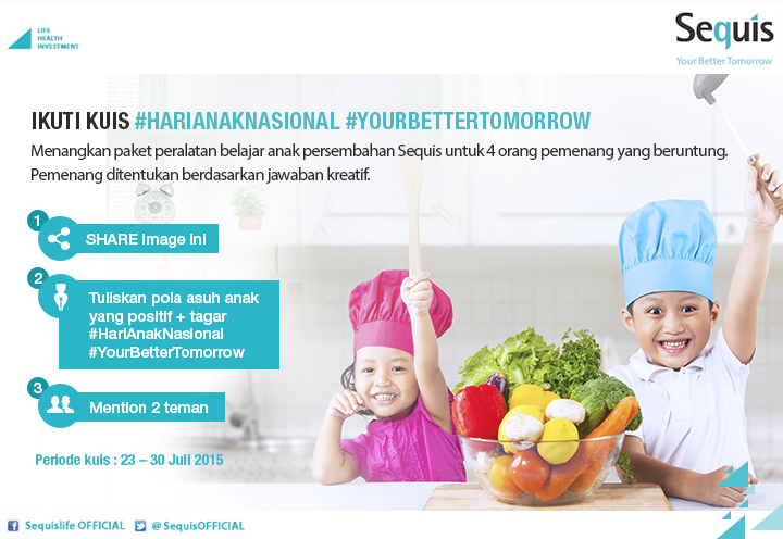 SequisOFFICIAL's tweet photo. Ikuti kuis #HariAnakNasional #YourBetterTomorrow &amp; menangkan hadiah persembahan Sequis untuk buah hati Anda http://t.co/GA5yNgKfe4