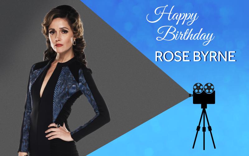 We wish the gorgeous Rose Byrne a very happy birthday. to wish her! 
