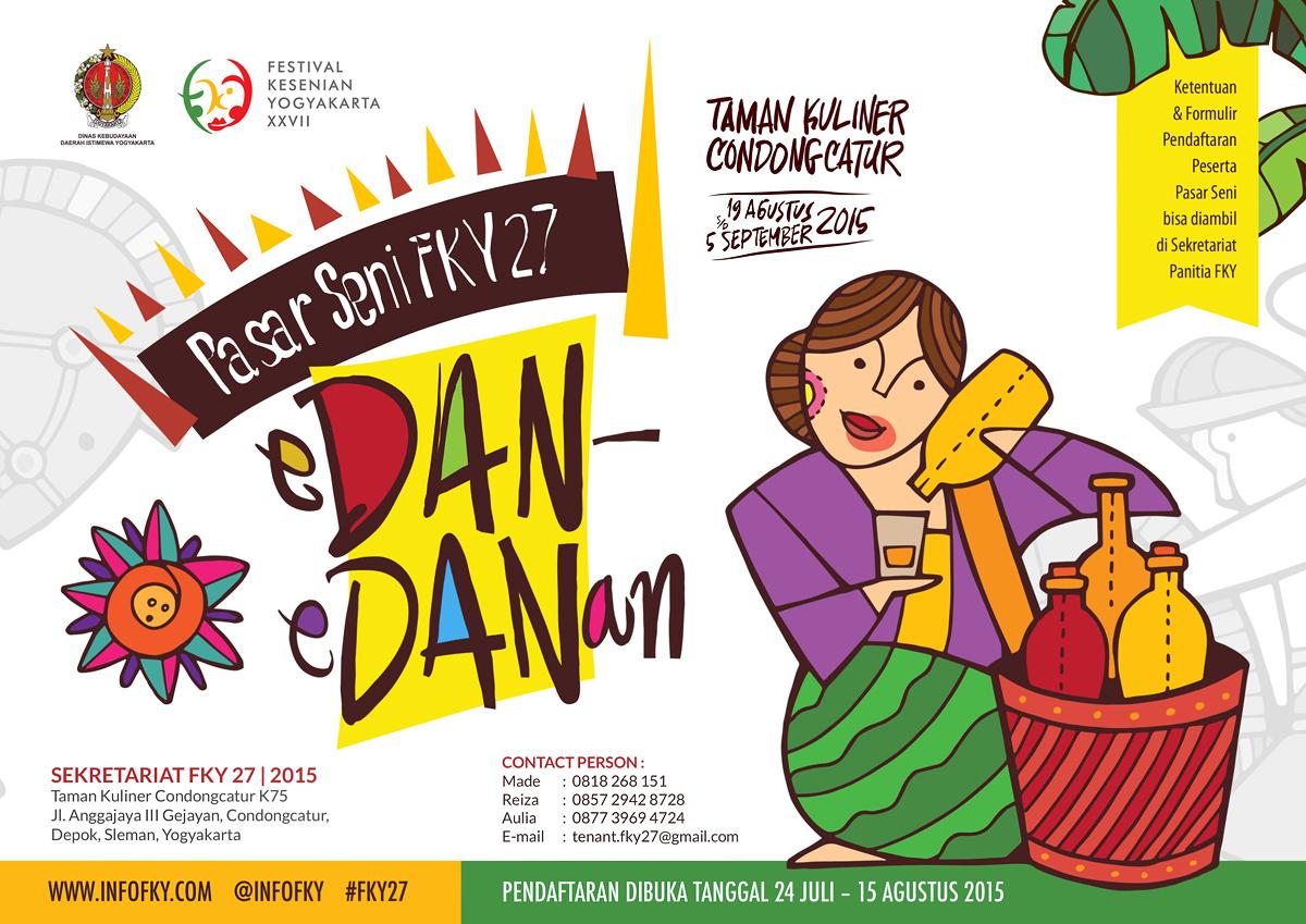 Mari yg mau bergabung di #PasarSeniFKY27, masih ada kesempatan :) #FKY27