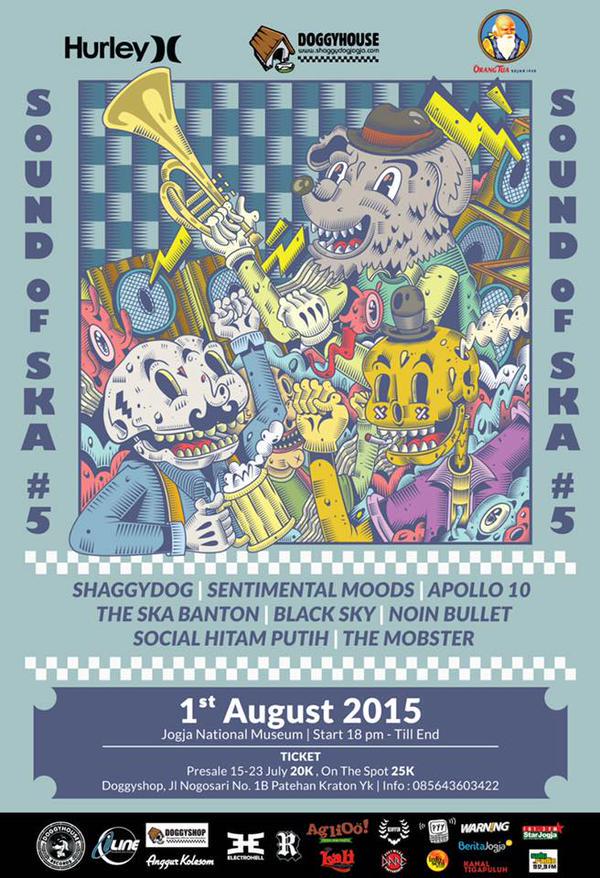 #SoundOfSka5 at Jogja National Museum | 1 Agustus 2015, 19.00 - 23.00 | Tix: Presale 20K OTS 25K | Info: <a href="/soundofska/">sound of ska</a>