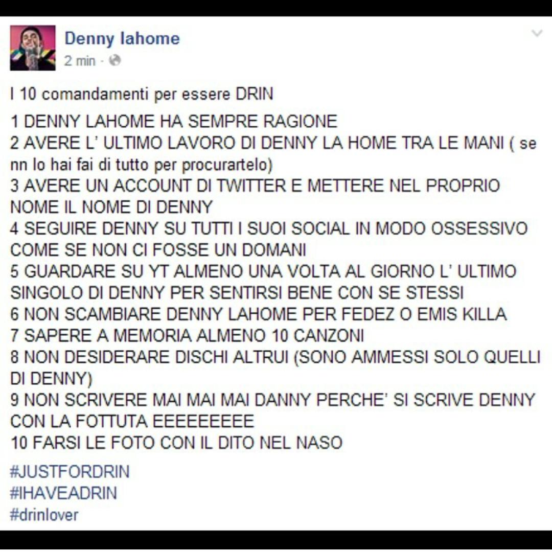 adelaide_runci's tweet photo. #remembers #unannofa più o meno #i10comandamenti di @DENNYLAHOME #justfordrin #drincommando ✌🔝❤❤❤ http://t.co/r2wADKhoOt