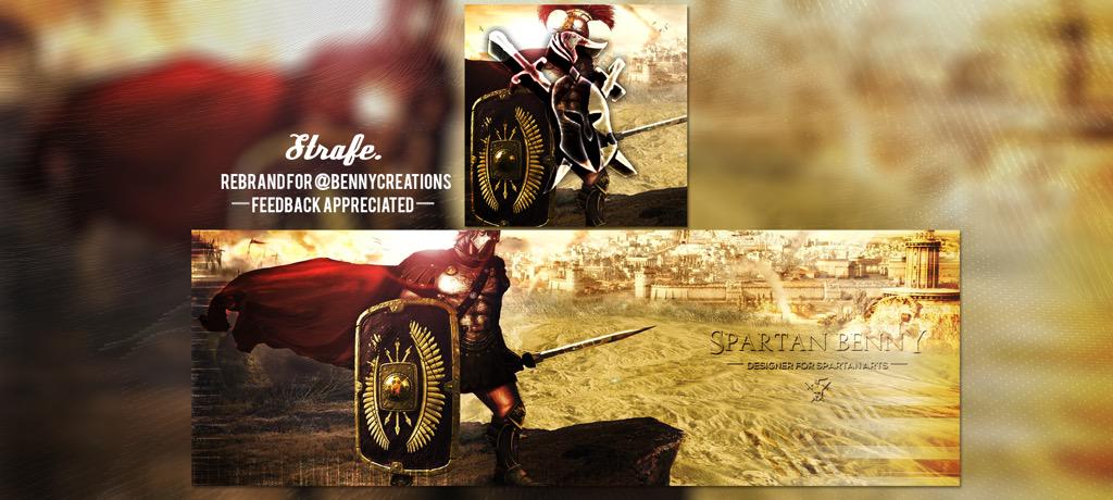 i_dunker's tweet image. Rebrand for @BennyCreations!
Theme: Gladiator
RTs &amp;amp; FAVs Appreciated!
HD Image: gyazo.com/214ab538170cb2…
@SpartanArts_