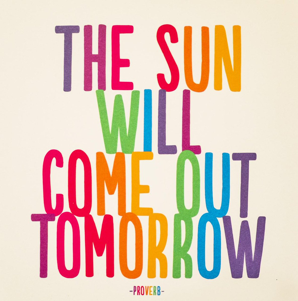 Here's hoping so. Have a great weekend everyone.