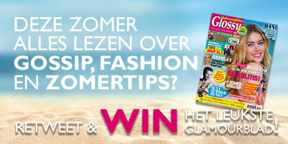 Retweet en WIN Glossy #1. Leuk voor op vakantie! #wellnessnl #winactie #glossy
