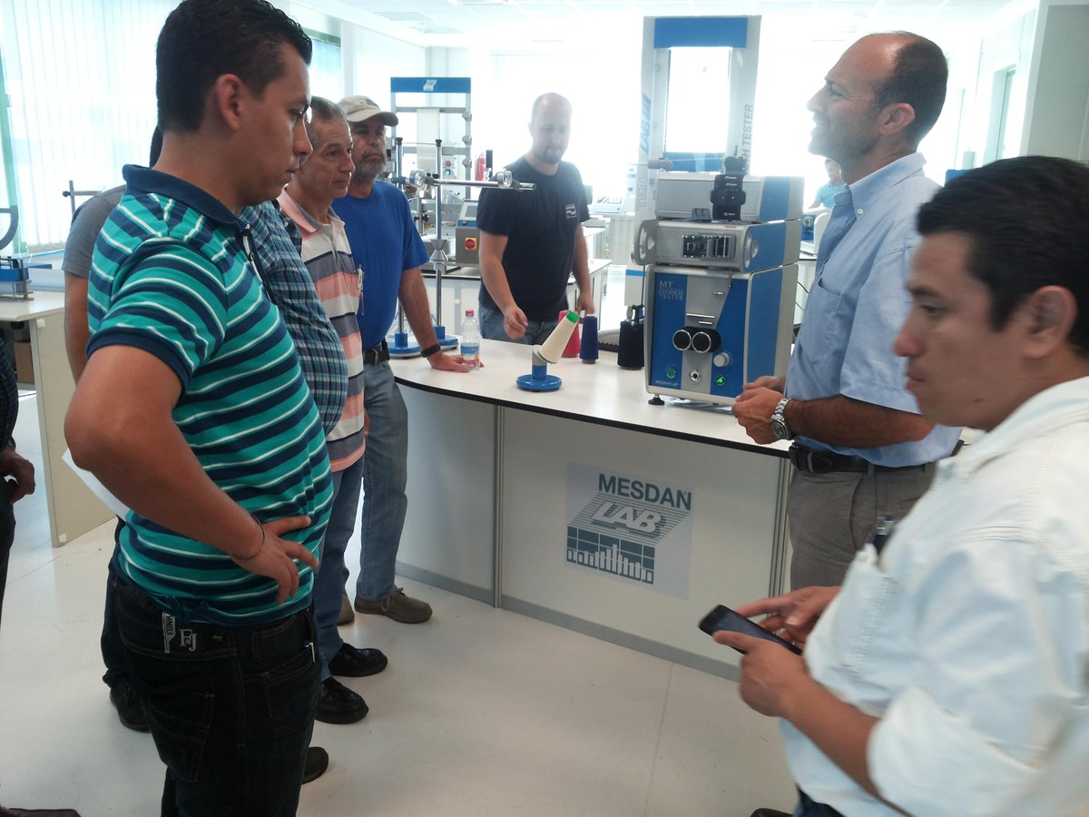 ACIMIT_info's tweet photo. Other visits to #acimit companies for textile operators from El Salvador and Guatemala @ItemaGroup #mesdan #marzoli http://t.co/iJnIRwgcP5