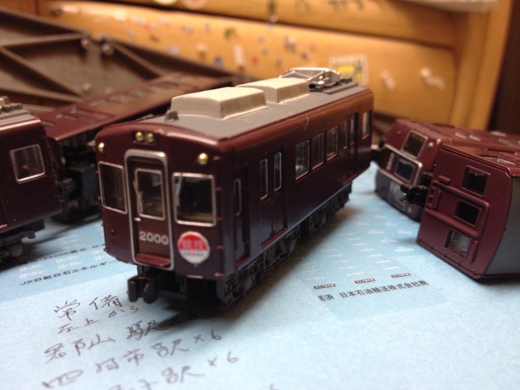 阪急3300系のBトレから阪急2000系が作れると話題ですがここで去年私が
