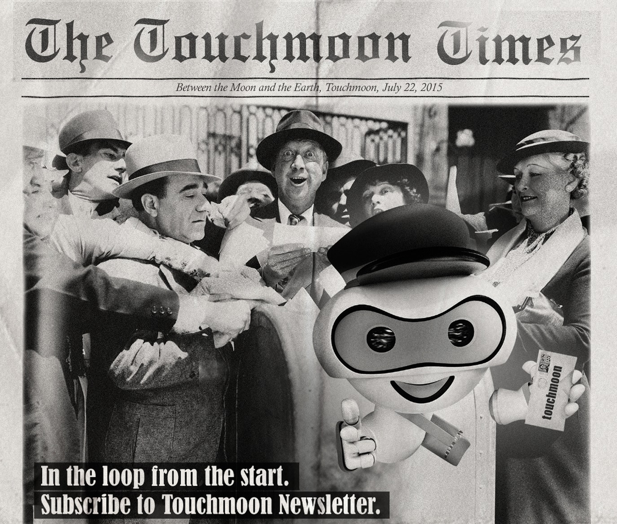 Great news! #moonster has been working hard on our #newsletter! Subscribers get a cookie: touchmoon.com :)