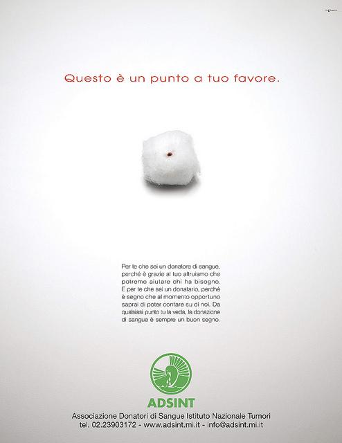 Un punto a tuo favore. La bella campagna <a href="/ADSINT/">Adsint Milano</a>! #donazionesangue
Scopri il nostro archivio comunicazionesociale.cesvot.it