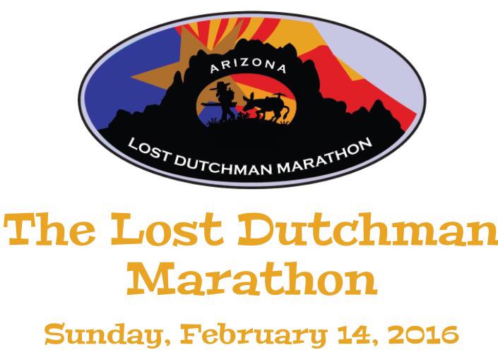 We will run #lostdutchman marathon 2/14/16.