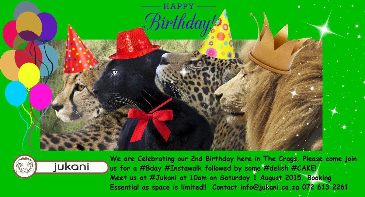 Birds_Eden's tweet photo. #SomeoneTellCNN that there will be #cake and an #instwalk for @JukaniWildlife 2nd Birthday! Sign up now! @knysna1 http://t.co/uf8IzvlVL7
