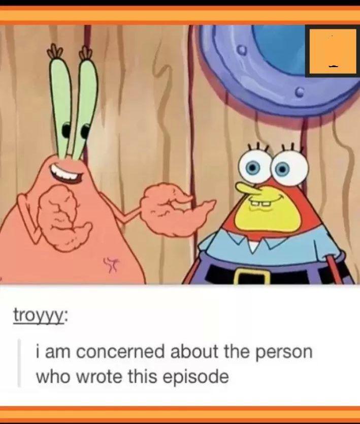 4eversponge_bob's tweet photo. What are they thinking about?

#SpongebobSquarepants http://t.co/JXSKTw9bRv