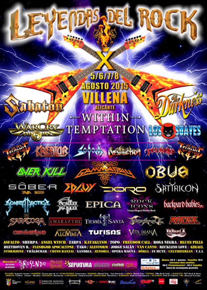 Next Stop:
X <a href="/LeyendasRockFes/">Leyendas del Rock</a> 
6 Ago. Escenario Mark Reale
(17:00 hrs.)