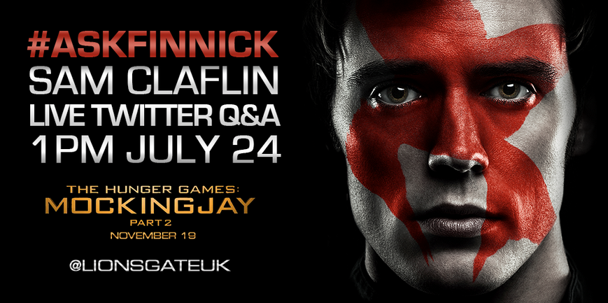 Q&A mit Finnick Odair aka Sam Claflin CKrSIerVEAAMrjH