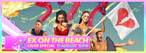 mtvex's tweet photo. It’s the star studded showdown you’ve been waiting for… #ExOnTheBeach: Celeb Special starts Tues 11th Aug 10pm MTV! http://t.co/3f90hBLiEB