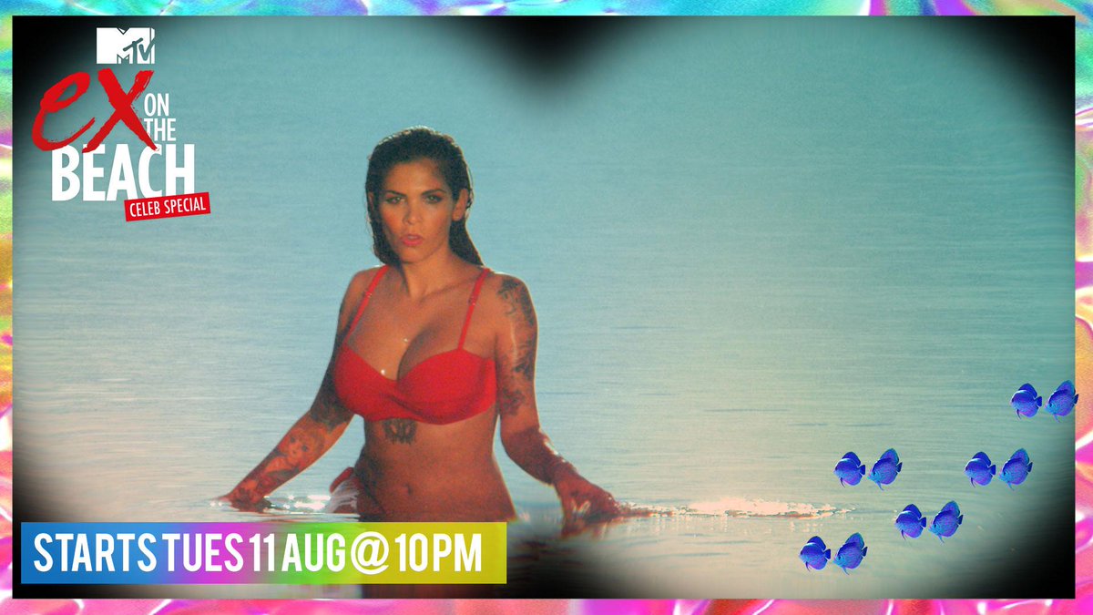 mtvex's tweet photo. It’s the star studded showdown you’ve been waiting for… #ExOnTheBeach: Celeb Special starts Tues 11th Aug 10pm MTV! http://t.co/3f90hBLiEB