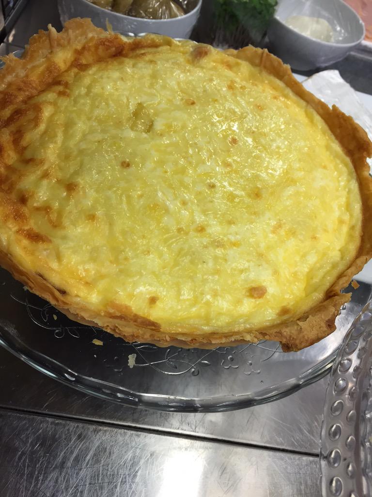 Gruyere cheese and bacon quiche. Homemade &amp; freshly baked this morning! find us on George street #local #independant