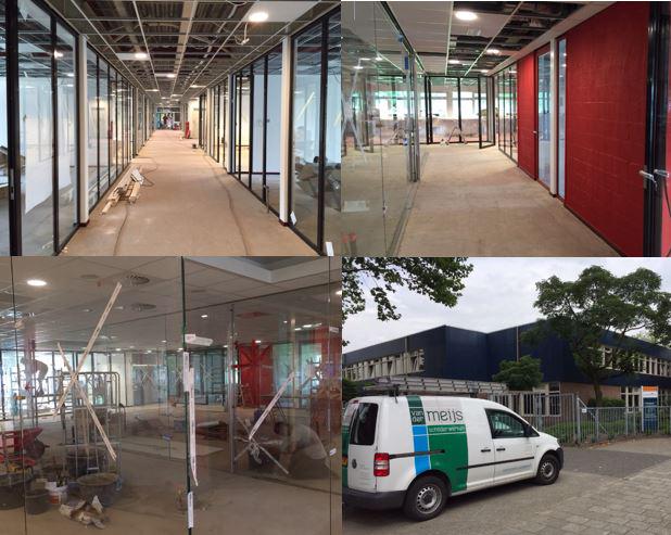 Schoolvakanties in volle gang! Ondertussen verbouwen &amp; renoveren wij een verdieping van Commanderij College #Gemert.