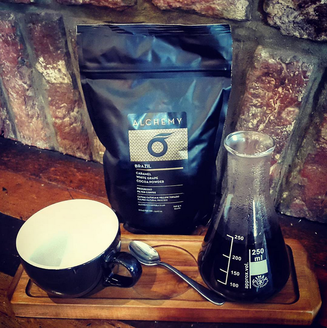 Lovin the Brazil Progresso filter today! #alchemycoffee #filtercoffee #specialitycoffee #blacklabcoffee #londoncoffee