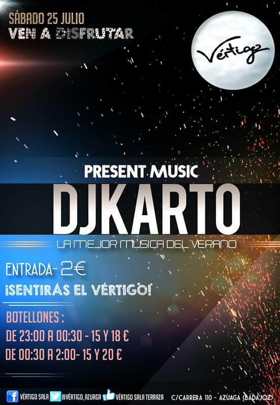 Vertigo_Azuaga's tweet photo. Fin de semana de Vértigo Azuaga!!!

Siente el Vértigo!! http://t.co/uLJ0oov2xx