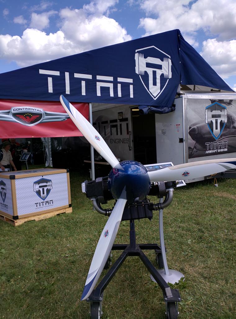 Be sure to check out the Continental ECI engine display with this beautiful custom RV prop and spinner for sale!