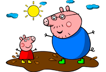 Свинка Пеппа #peppapig 
zakraski.ru/play/53/Svinka…